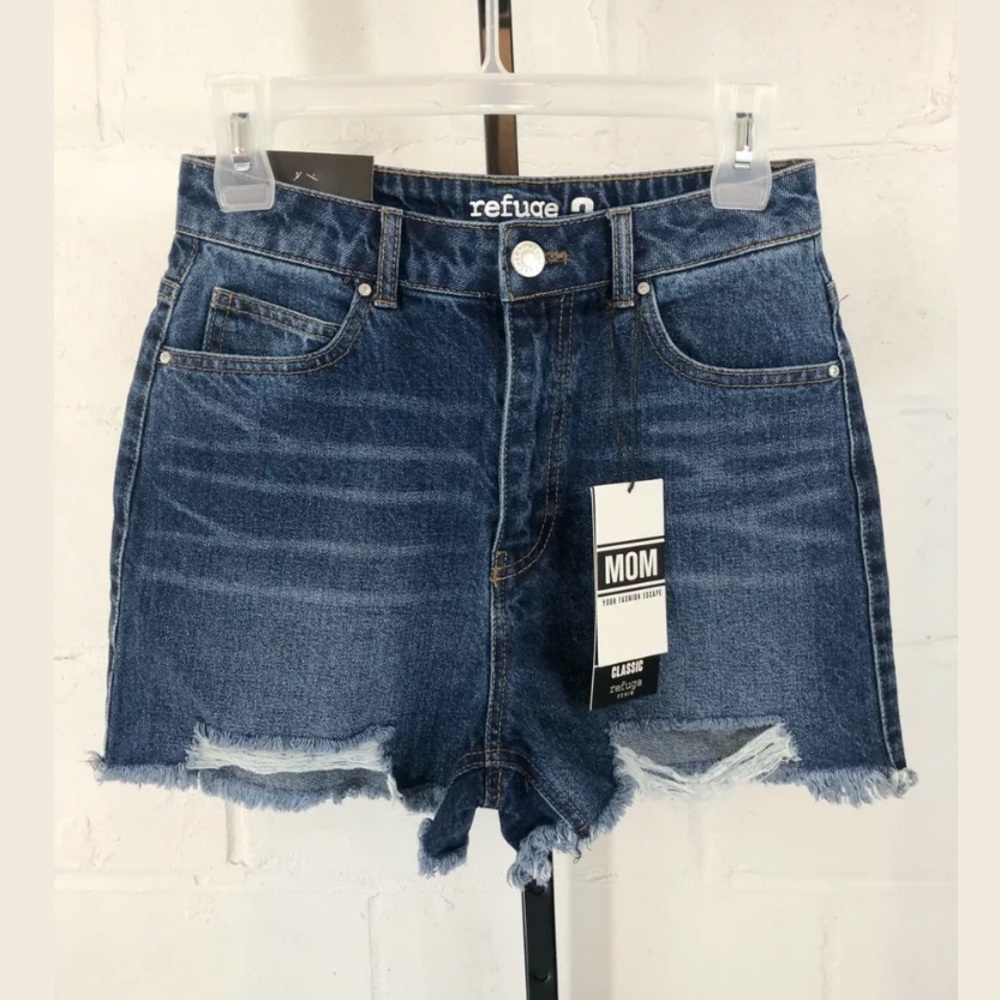 Refuge Classic Mom Denim Shorts Size 3 NWT